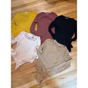 4 Nordstrom Elodie and 1 Amazon Reoria Large Bodysuit, worn 1-5 times each